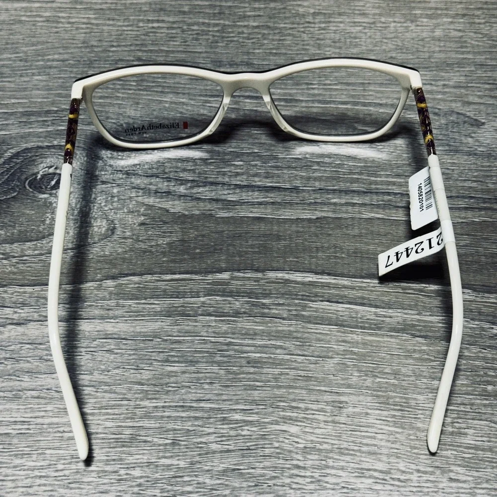 Elizabeth Arden EA 1181 55-17 Eyeglass Frames Womens Beige Argyle‎ Square 140